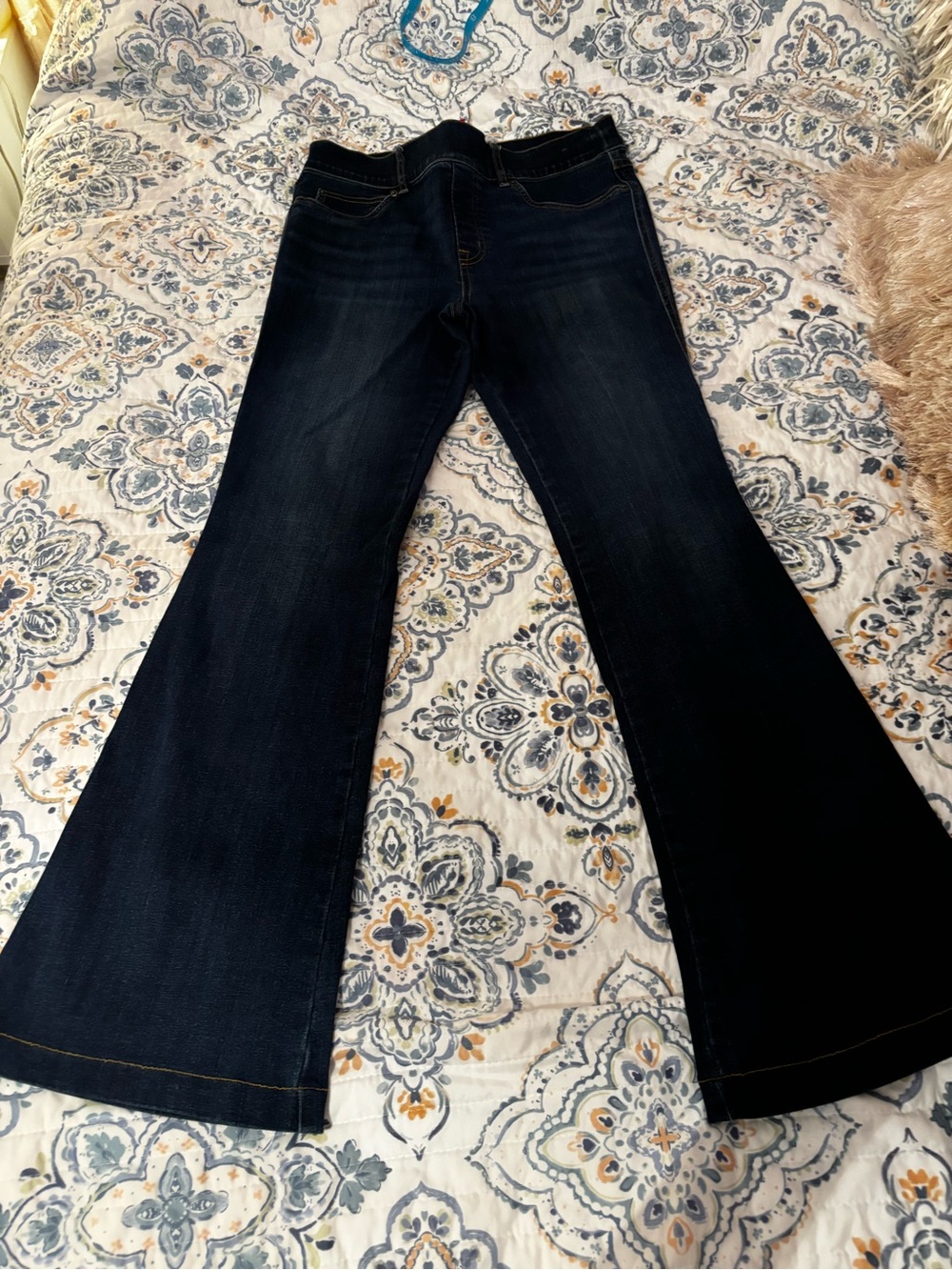 SPANX Dark Blue Flare Jeans
